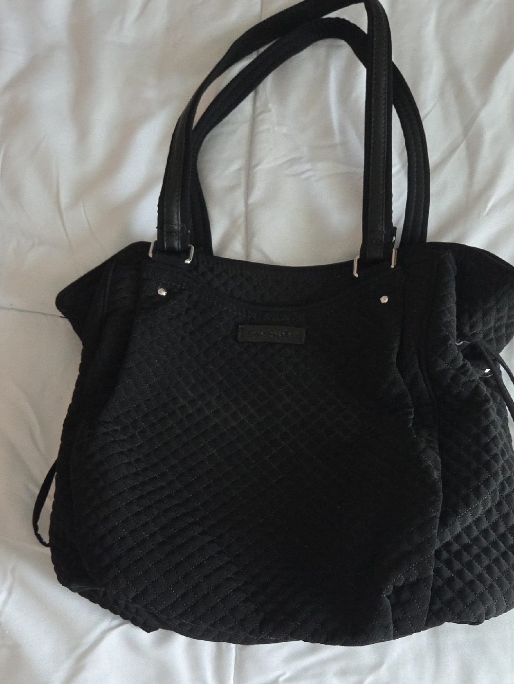 Vera Bradley Black Quilted Tote